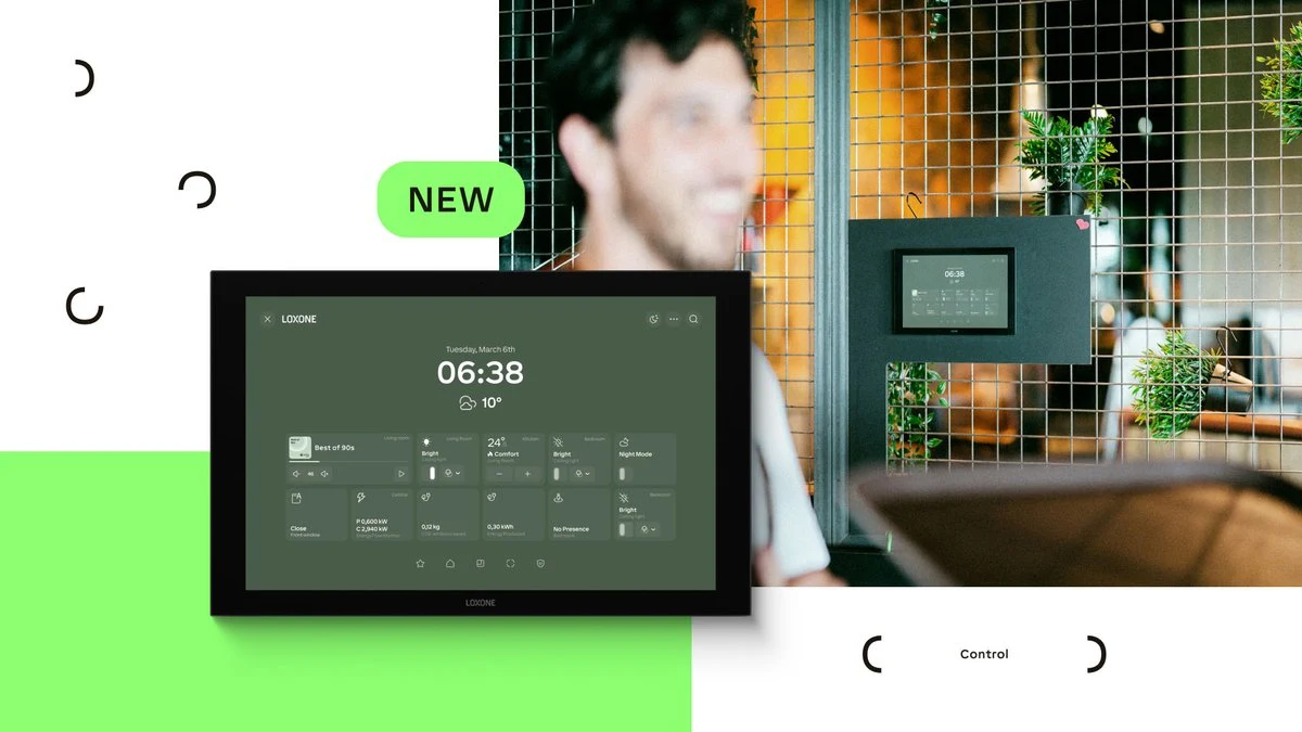 Loxone Wall Display 智能中控屏与温湿度环境显示 loxone-wall-display